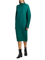 Circle Knit Midi-Dress