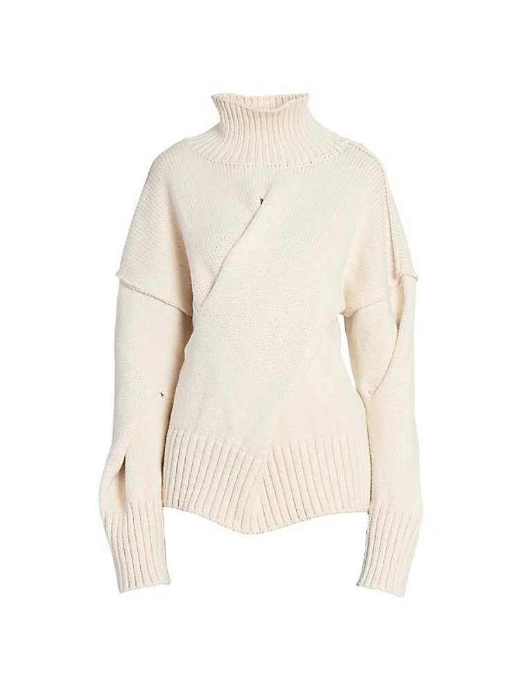 Brobdingnag Cotton-Blend Knit Sweater