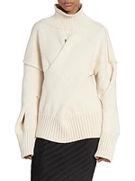 Brobdingnag Cotton-Blend Knit Sweater