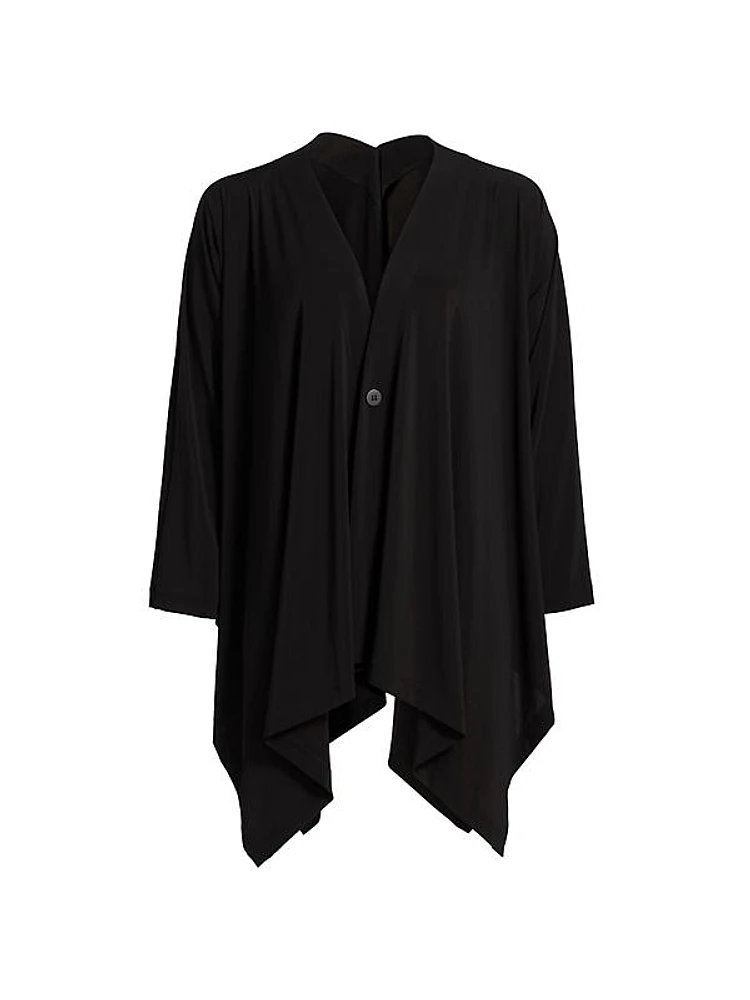 Drape Jersey Cardigan