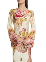 Sama Floral Boatneck Maxi Dress