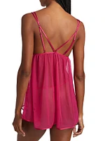 Aria Pom-Pom Trim Babydoll