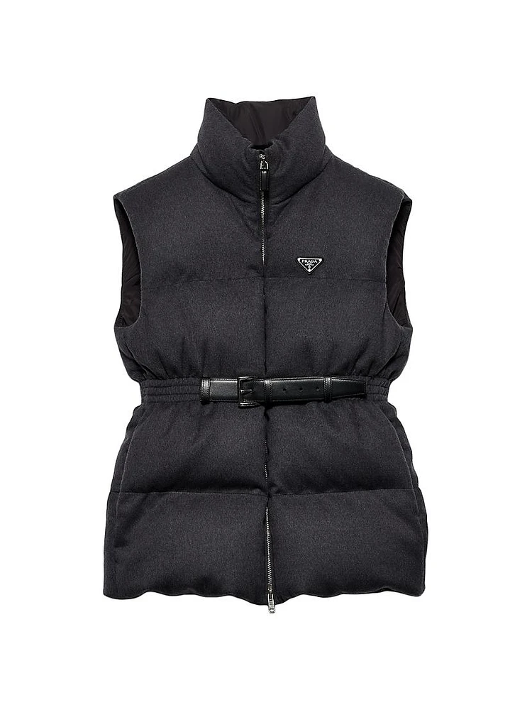 Flannel Down Vest