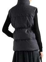 Flannel Down Vest