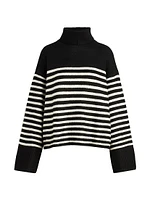 The Penelope Striped Turtleneck Sweater