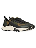 Low Top True Act Camouflage Sneakers Rubberized Fabric