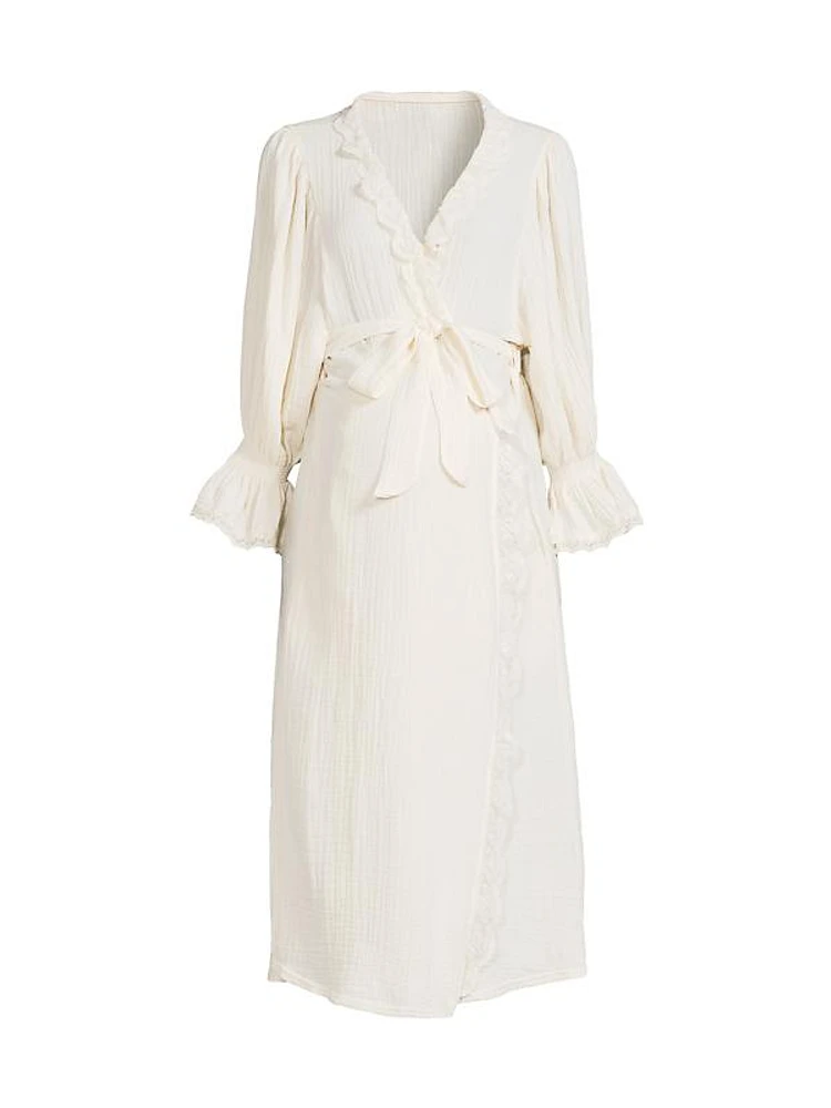 Laced Muslin Gauze Robe