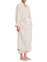 Floral Muslin Gauze Robe