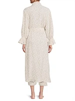 Floral Muslin Gauze Robe