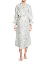 Toile Print Muslin Gauze Robe