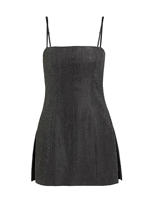 Hotfix Twill Minidress