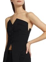Deconstructed Wool Vest