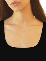 14K Rose Gold & -Diamond Station Necklace/0.70-2.10 TCW