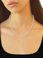 14K Rose Gold & Natural Diamond Tennis Necklace/5.00-15.00 TCW