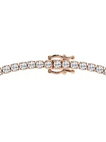 14K Rose Gold & Natural Diamond Tennis Necklace/5.00-15.00 TCW