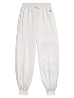 Hudson Logo Fleece Drawstring Sweatpants