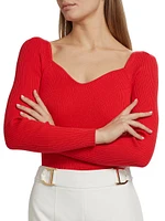 The Soraya Rib-Knit Sweater