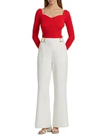 The Soraya Rib-Knit Sweater