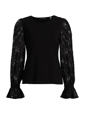 The Mavea Pleated Blouse