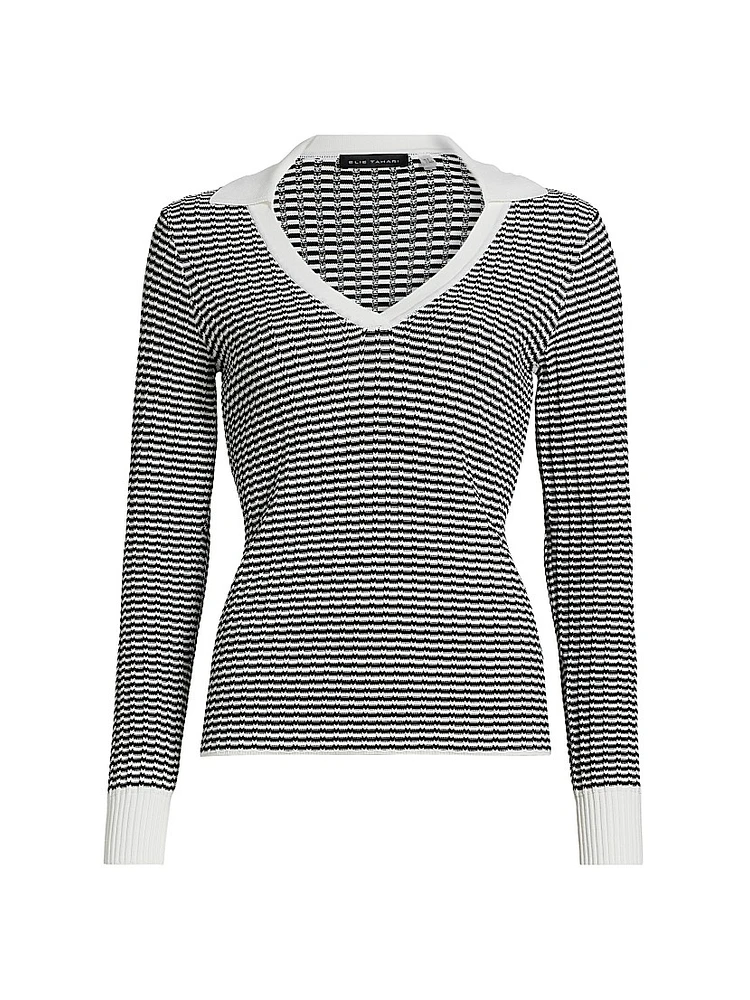 The Carlotta Open Collar Sweater