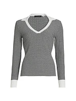 The Carlotta Open Collar Sweater