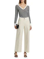 The Carlotta Open Collar Sweater