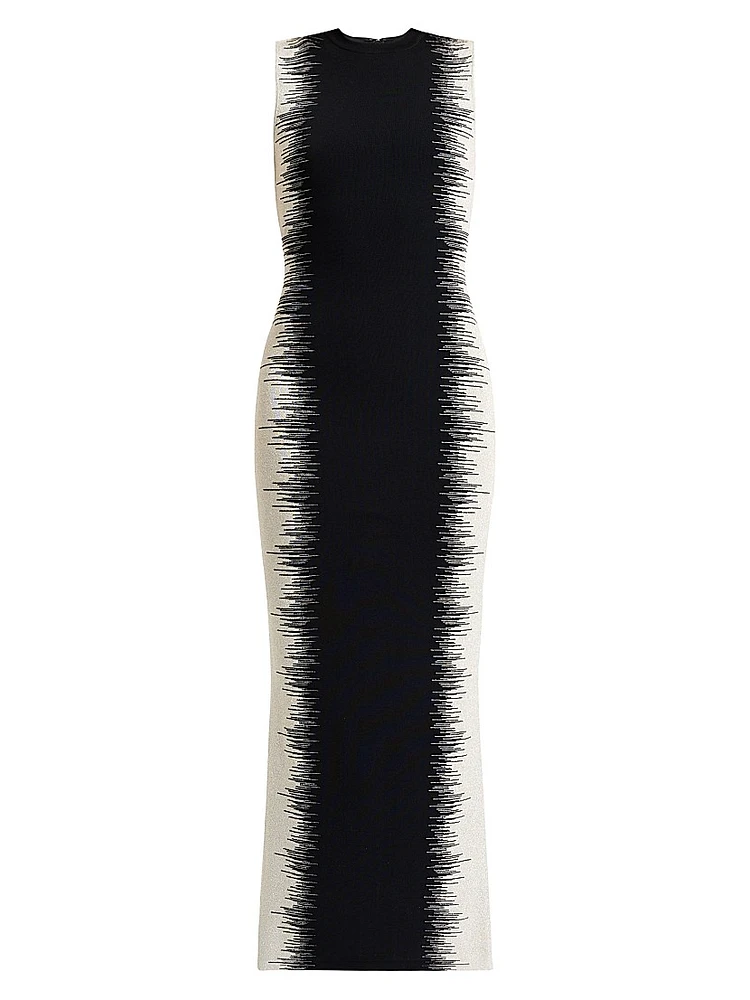 Ruby Intarsia Body-Con Gown