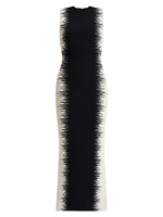 Ruby Intarsia Body-Con Gown