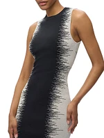 Ruby Intarsia Body-Con Gown