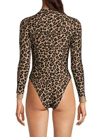 Kendall Leopard Print Surfsuit