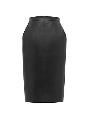 Pencil Skirt in Lambskin