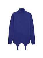 Turtleneck Garter Sweater Cashmere