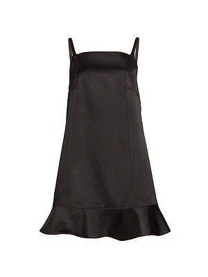 Duchesse Satin Sleeveless Minidress