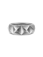 Pyramid Band Ring Sterling Silver