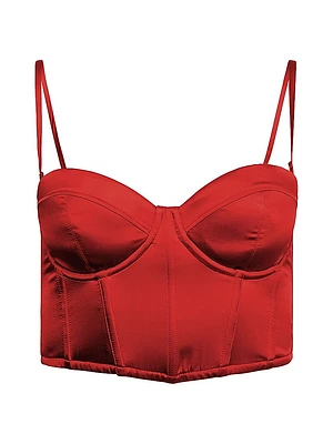 Hamptons Crop Bustier Top