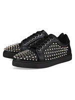 Vieira Night Spikes Calf Leather Sneakers