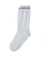 Ribbed Cotton Socks