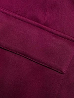 Relaxed Pleated Satin Pants