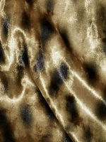 Leopard Velvet Boatneck Gown