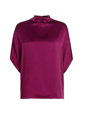 Satin Cape T-Shirt