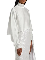 Satin Caftan Top