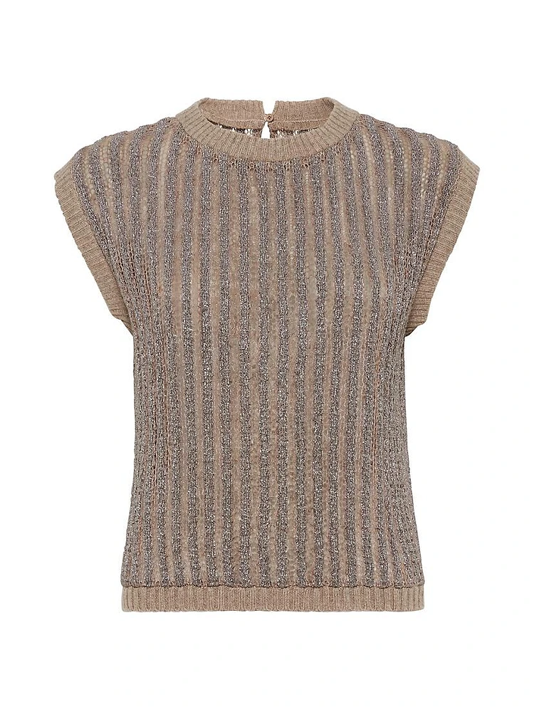 Mohair, Wool and Cashmere Knit Top