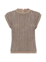 Mohair, Wool and Cashmere Knit Top