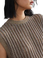 Mohair, Wool and Cashmere Knit Top