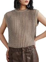 Mohair, Wool and Cashmere Knit Top