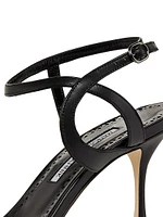 Elfa 90MM Cut-Out Leather Sandals