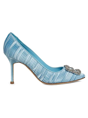 Hangisi 90MM Embellished Satin Pumps