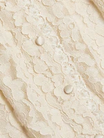 Lenore Lace Short-Sleeve Blouse