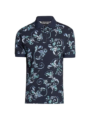 Baroque Cotton Polo Shirt