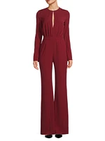 Dasha Crepe Straight-Leg Jumpsuit